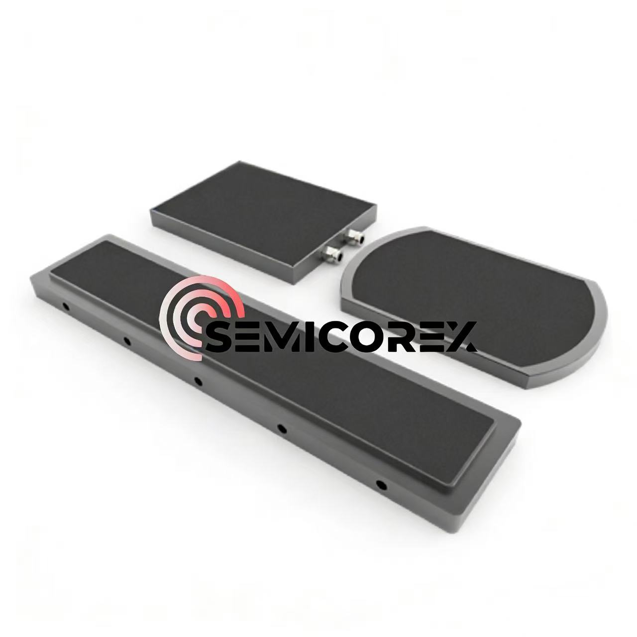 Chucks Vakum Seramik Alumina Hitam